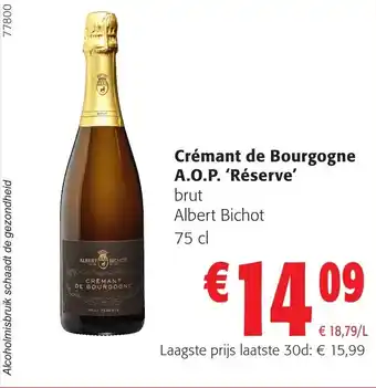 Colruyt Crémant de Bourgogne A.O.P. Réserve aanbieding