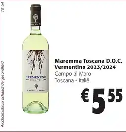 Colruyt Maremma Toscana D.O.C. Vermentino 2023/2024 aanbieding