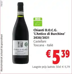 Colruyt Chianti D.O.C.G. L'Antico di Burchino 2020/2021 aanbieding