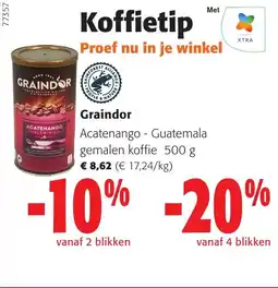 Colruyt Graindor acatenango guatemala gemalen koffie aanbieding