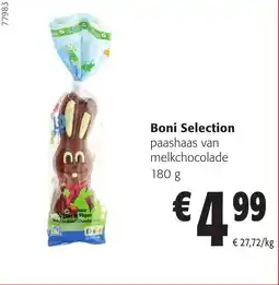 Colruyt Boni selection paashaas van melkchocolade aanbieding