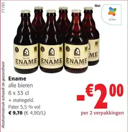 Colruyt Ename + statiegeld Pater 5,5 % vol aanbieding