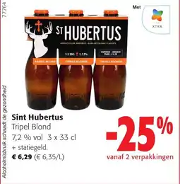 Colruyt Sint hubertus tripel blond 7.2 % vol aanbieding