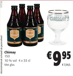 Colruyt Chimay 150 10% vol aanbieding