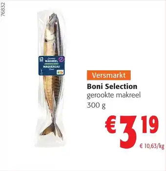 Colruyt Boni selection gerookte makreel aanbieding