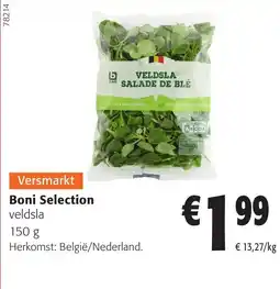 Colruyt Boni selection veldsla aanbieding