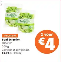 Colruyt Boni selection slaharten aanbieding