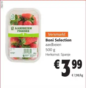 Colruyt Boni Selection aardbeien aanbieding