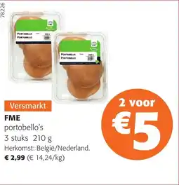 Colruyt FME portobello's aanbieding