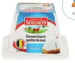 Colruyt Soignon smeerbare geitenkaas natuur aanbieding