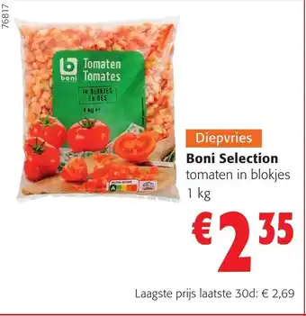 Colruyt Boni selection tomaten in blokjes aanbieding