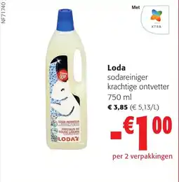 Colruyt Loda sodareiniger krachtige ontvetter aanbieding