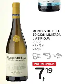 Alvo MONTES DE LEZA EDICION LIMITADA LIAS RIOJA 2022 aanbieding