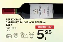 Alvo PEREZ CRUZ CABERNET SAUVIGNON RESERVA 2022 aanbieding