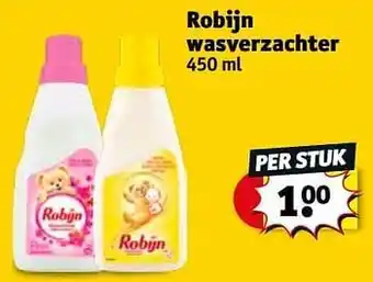 Kruidvat Robijn wasverzachter 450ml aanbieding
