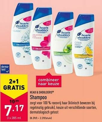 ALDI Shampoo aanbieding