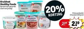 Kruidvat Kruidvat healthy foods chiazaad aanbieding