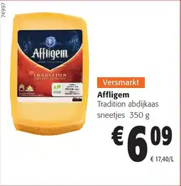 Colruyt Affligem Tradition abdijkaas sneetjes aanbieding