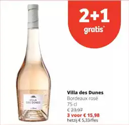 Spar Villa des Dunes Bordeaux rosé aanbieding