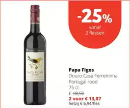 Spar Papa Figos Douro Casa Ferreirinha Portugal rood aanbieding