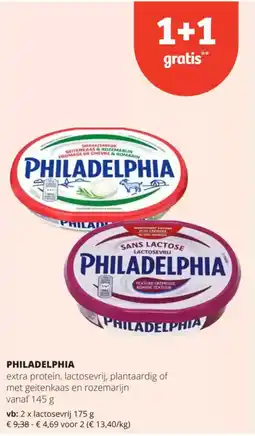 Spar Philadelphia aanbieding