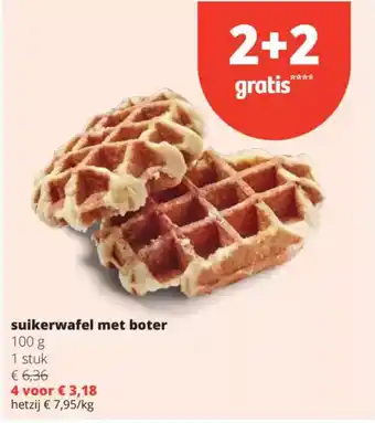 Spar Suikerwafel met boter aanbieding