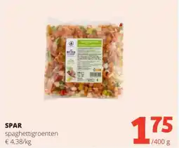 Spar Spar spaghettigroenten aanbieding