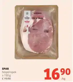 Spar Spar hespenspek aanbieding