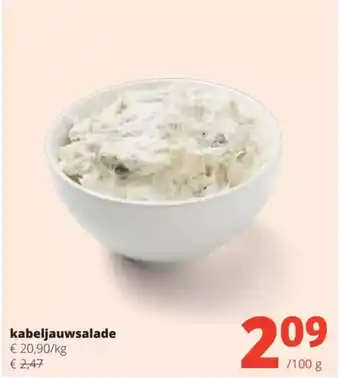Spar Kabeljauwsalade aanbieding