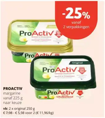 Spar Proactiv margarine aanbieding