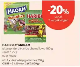 Spar Haribo of Maoam aanbieding