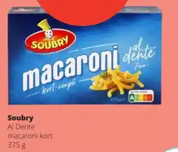 Spar Soubry Al Dente macaroni kort aanbieding