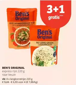 Spar Ben's original aanbieding