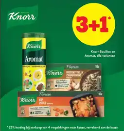 Spar Knorr Bouillon en Aromat, alle varianten aanbieding