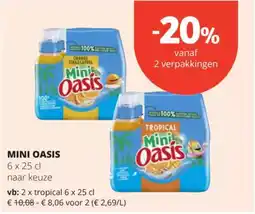 Spar Mini oasis aanbieding