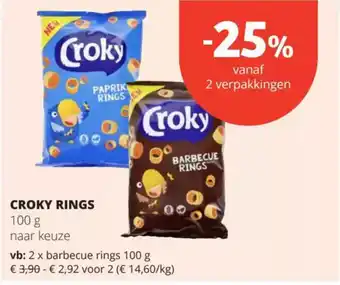 Spar Croky rings aanbieding