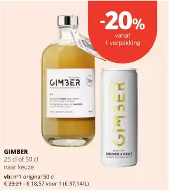 Spar Gimber aanbieding