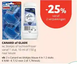 Spar Canard of Glade aanbieding