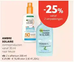 Spar Ambre solaire zonneproducten aanbieding