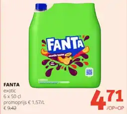 Spar Fanta exotic aanbieding