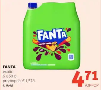 Spar Fanta exotic aanbieding