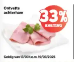 Spar Ontvette achterham aanbieding