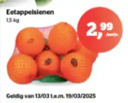 Spar Eetappelsienen aanbieding