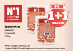 Spar Spekblokjes gezouten of gerookt aanbieding