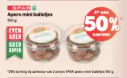 Spar Apero mini balletjes aanbieding