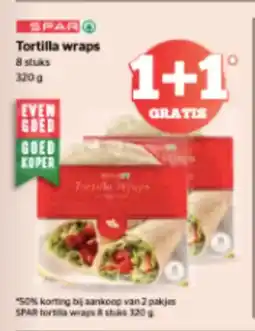 Spar Tortilla wraps aanbieding