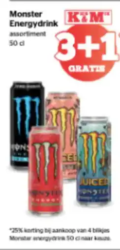 Spar Monster Energydrink aanbieding