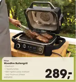 Hanos Ninja woodfire buitengrill aanbieding