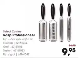 Hanos Select cuisine rasp professioneel aanbieding