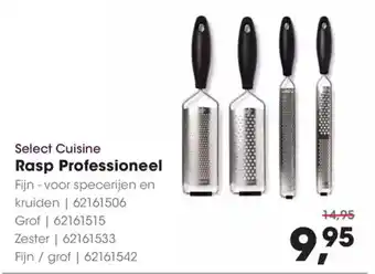 Hanos Select cuisine rasp professioneel aanbieding